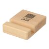 Telefonhalter Nyla | Recyceltes Holz Braun