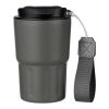 Doppelwandiger Becher aus Edelstahl Louisa Grau