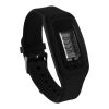 Schrittzähler 'Step' mit Silikon Armband Rot