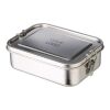 Edelstahl-Lunchbox Kasen Silber