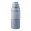 Doppelwandige Edelstahl-Trinkflasche 800 ml Katie Blau