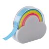 Klebeband-Spender 'Rainbow' in Wolkenform Weiß | ohne Werbeanbringung | Nicht verfügbar | Nicht verfügbar