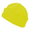 Fleece-Mütze 'Brixen' aus Polyester-Fleece Gelb | ohne Werbeanbringung | Nicht verfügbar | Nicht verfügbar