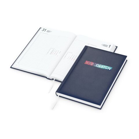 Buchkalender Image Bestseller inkl. Siebdruck-Digital Marineblau | ohne Werbeanbringung