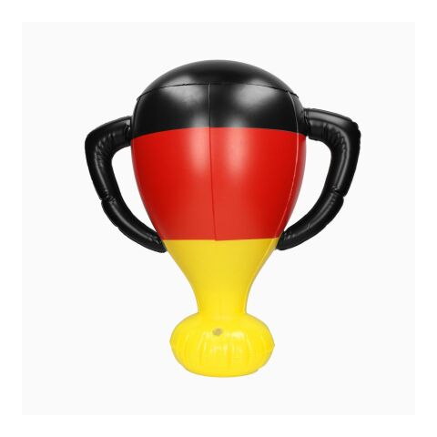 Aufblasbarer Pokal "Deutschland" Deutschland-Farben | 1-farbiger Tampondruck | links von Naht | Ø 70 mm