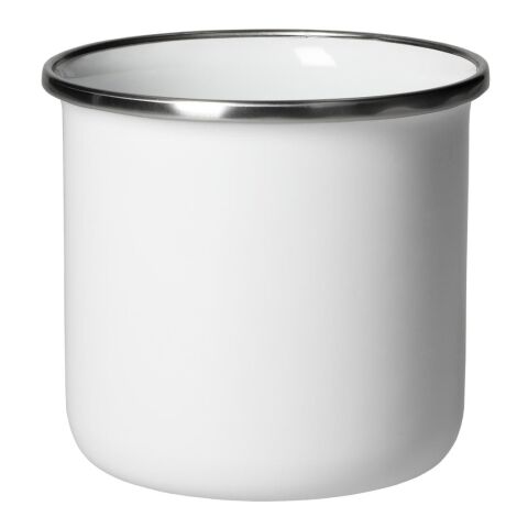 Emaille-Becher &quot;Cozy&quot; 300 ml, Subli weiß | ohne Werbeanbringung | Nicht verfügbar | Nicht verfügbar