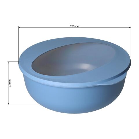 Food-Bowl &quot;ToGo&quot;, Deluxe, 2,2 l schlichtes schwarz | ohne Werbeanbringung | Nicht verfügbar | Nicht verfügbar