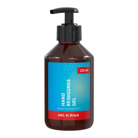 250 ml Spender - Handreinigungsgel (alk.) - Body Label Braun | ohne Werbeanbringung