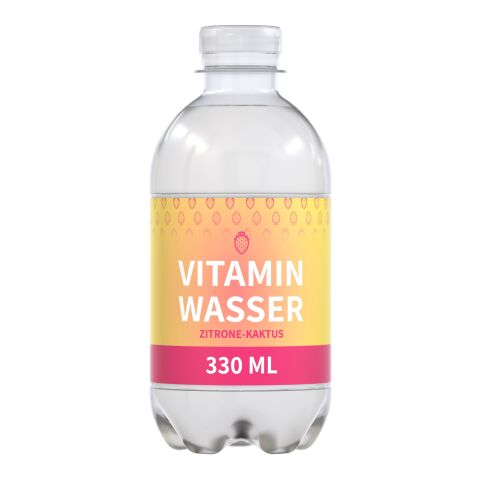 330 ml Vitaminwasser &quot;Zitrone-Kaktus&quot; - Eco Label 4C Eco Label