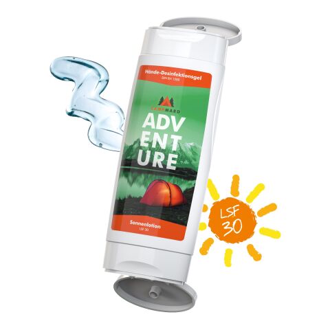 DuoPack Sonnenmilch LSF 30 + Hände-Desinfektionsgel (DIN EN1500) (2 x 50 ml) 4C Body Label