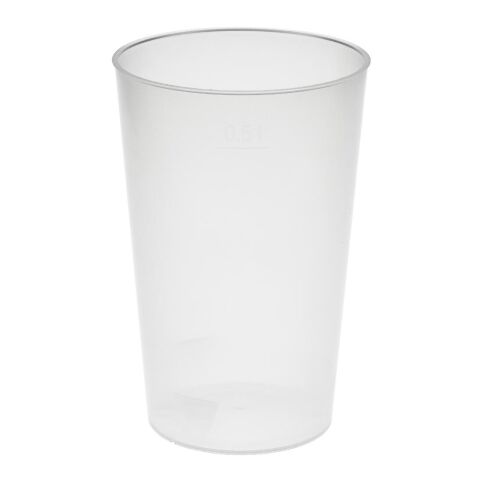 Trinkbecher "Vital", 500 ml mit Deckel und Strohhalm transparent-milchig | ohne Werbeanbringung | Nicht verfügbar | Nicht verfügbar
