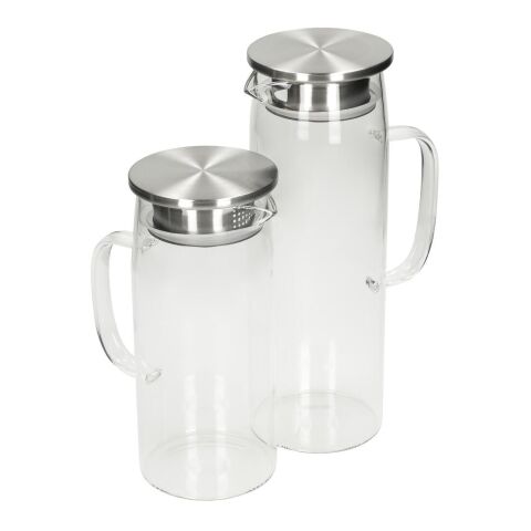 Glaskaraffe "Vivara" 1l transparent | ohne Werbeanbringung | Nicht verfügbar | Nicht verfügbar