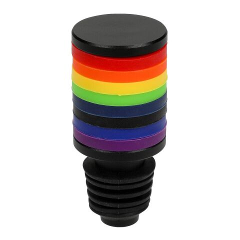 Weinstopper "Rainbow" schwarz | ohne Werbeanbringung