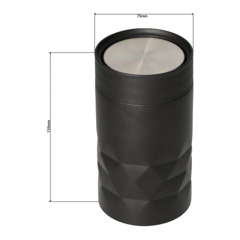 Thermobecher "Diamond 360", klein schwarz
