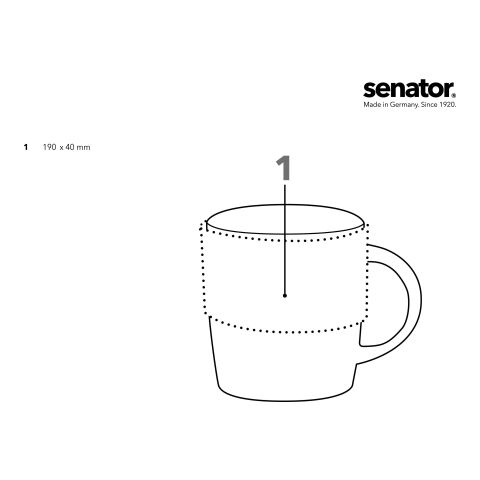 senator Elegant Tasse weiß | ohne Werbeanbringung | Nicht verfügbar | Nicht verfügbar