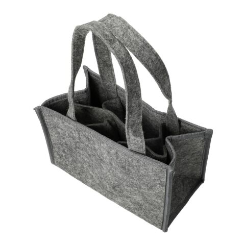 Flaschentasche &quot;Filz&quot; grau | ohne Werbeanbringung | Nicht verfügbar | Nicht verfügbar