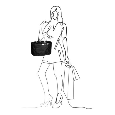 Einkaufskorb &quot;Silandre&quot; schwarz | ohne Werbeanbringung | Nicht verfügbar | Nicht verfügbar