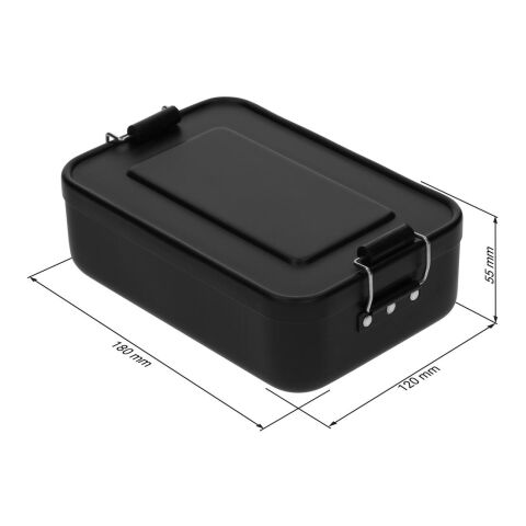 Vorratsdose &quot;Metallic&quot; matt schwarz | ohne Werbeanbringung | Nicht verfügbar | Nicht verfügbar