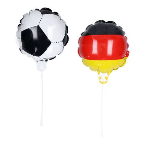 Luftballon, selbstaufblasend &quot;Soccer&quot; Deutschland, klein schwarz-rot-gold | ohne Werbeanbringung