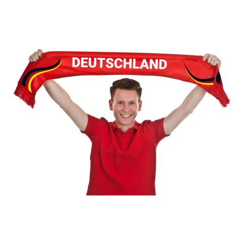 Fanschal "Fringes" Deutschland Deutschland-Farben