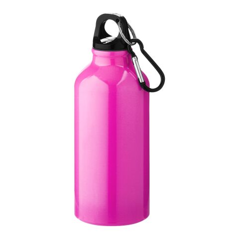 Oregon 400 ml Trinkflasche mit Karabiner neonpink | ohne Werbeanbringung | Nicht verfügbar | Nicht verfügbar