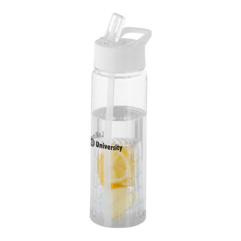 Tutti frutti Trinkflasche mit Fruchtsieb Standard | transparent-weiss | ohne Werbeanbringung | Nicht verfügbar | Nicht verfügbar