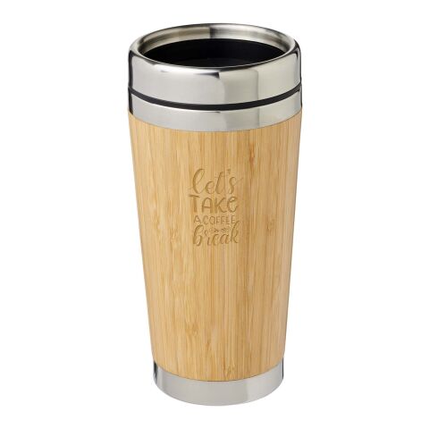 Bambus 450 ml Becher mit Bambus-Außenseite Standard | braun | ohne Werbeanbringung | Nicht verfügbar | Nicht verfügbar