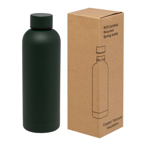 Spring 500 ml RCS-zertifizierte Kupfer-Vakuum Isolierflasche aus recyceltem Edelstahl Standard | Green flash | ohne Werbeanbringung | Nicht verfügbar | Nicht verfügbar