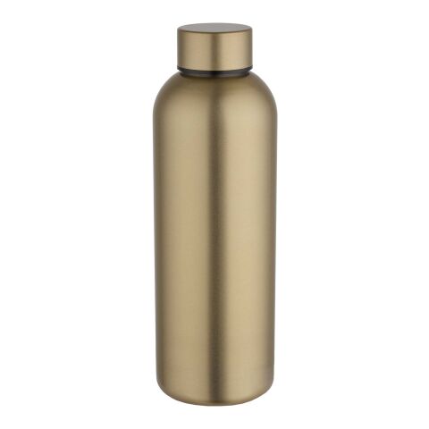 Spring 750 ml RCS-zertifizierte einwandige Trinkflasche aus recyceltem Edelstahl Standard | gold | ohne Werbeanbringung | Nicht verfügbar | Nicht verfügbar
