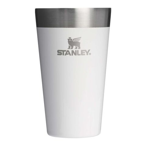 Stanley Stacking 470 ml Thermobecher aus Edelstahl weiß