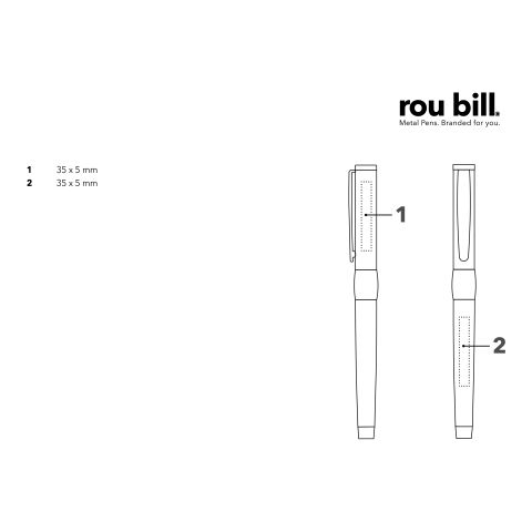 roubill Image Chrome Rollerball blau | ohne Werbeanbringung | ohne Werbeanbringung | Nicht verfügbar