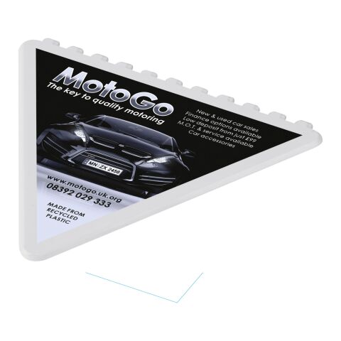 Frosty 2.0 dreieckiger Eiskratzer weiss | ohne Werbeanbringung | Nicht verfügbar | Nicht verfügbar