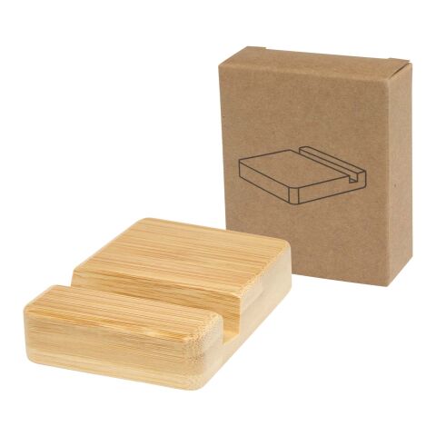 Ebla Smartphonehalterung aus Bambus Standard | holz | ohne Werbeanbringung | Nicht verfügbar | Nicht verfügbar