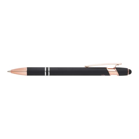 Nanna Kugelschreiber mit Roségold Finish  schwarz