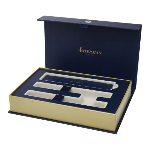 Graduate Kugelschreiber- und Füllfederhalter-Set mit Geschenkbox dunkelblau