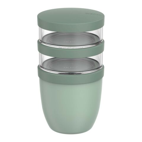 Mepal Ellipse Dreiteiliger, 500 ml + 2 x 200 ml isolierter Lunchpot Standard | salbei | ohne Werbeanbringung | Nicht verfügbar | Nicht verfügbar