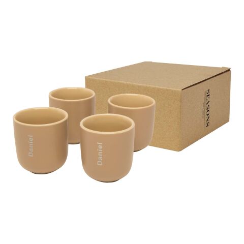 Male Espressotassen 4-teilig 90 ml Standard | Oatmeal | ohne Werbeanbringung | Nicht verfügbar | Nicht verfügbar
