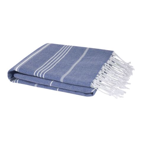 Anna 150 g/m² Hammam Baumwollhandtuch 100 × 180 cm Standard | navy | ohne Werbeanbringung | Nicht verfügbar | Nicht verfügbar | Nicht verfügbar