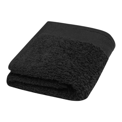 Chloe 550 g/m² Baumwollhandtuch 30 x 50 cm schwarz | ohne Werbeanbringung | Nicht verfügbar | Nicht verfügbar | Nicht verfügbar