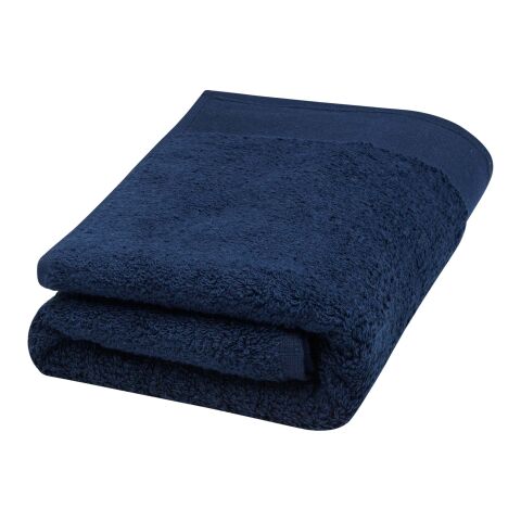 Nora 550 g/m² Baumwollhandtuch 50 x 100 cm navy | ohne Werbeanbringung | Nicht verfügbar | Nicht verfügbar | Nicht verfügbar