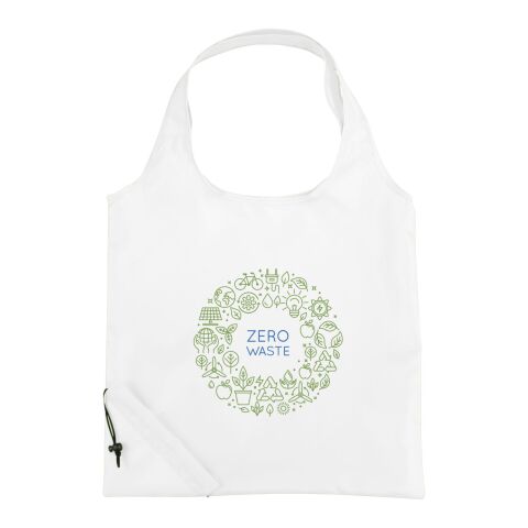 Bungalow faltbare Polyester Tragetasche Standard | weiss | ohne Werbeanbringung | Nicht verfügbar | Nicht verfügbar | Nicht verfügbar