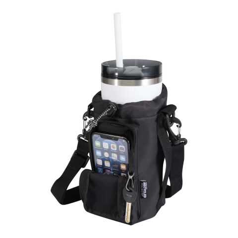 Trip Aware™ Recycelte Reisetasche für Flaschen 2 L Standard | schwarz | ohne Werbeanbringung | Nicht verfügbar | Nicht verfügbar | Nicht verfügbar