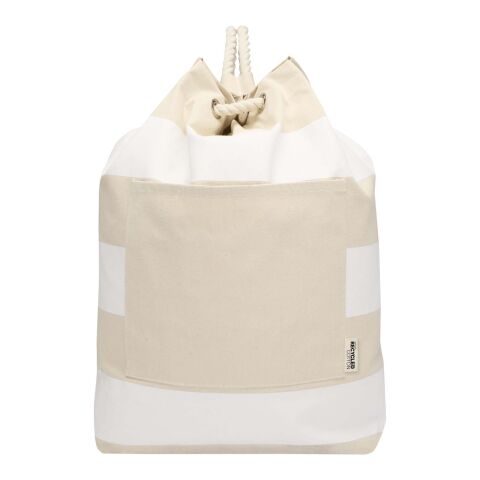 Florida 270 g/m² GRS-zertifizierte Reisetasche aus Recyclingmaterial, 15 l weiß