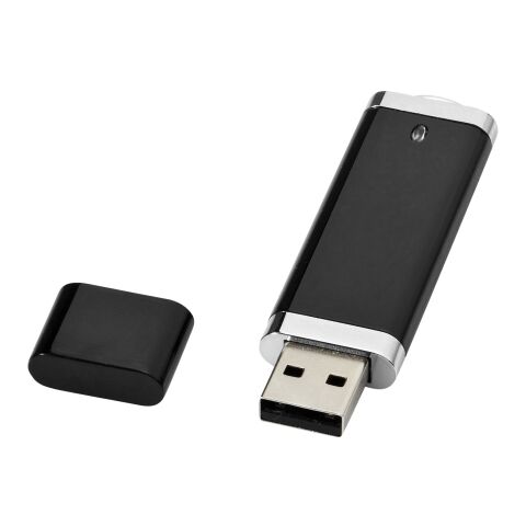 Flat 4 GB USB-Stick Priority | schwarz | 1-farbiger Tampondruck | Vorderseite | 31 mm x 10 mm | Nicht verfügbar