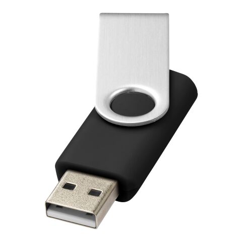 Rotate Basic USB-Stick 32 GB Priority | schwarz | Gravur | Vorderseite | 23 mm x 12 mm | Nicht verfügbar