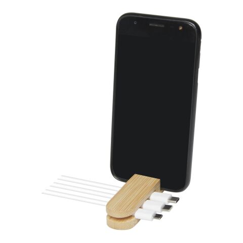 Edulis Kabelmanager aus Bambus Standard | Natur | ohne Werbeanbringung | Nicht verfügbar | Nicht verfügbar