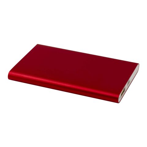 Pep 4000 mAh Type-C Powerbank aus recyceltem Aluminium Standard | rot | ohne Werbeanbringung | Nicht verfügbar | Nicht verfügbar