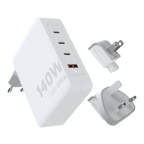 Xtorm XVC2140 GaN Ultra 140 W Reiseadapter mit 240 W USB-C PD-Kabel Standard | weiss | ohne Werbeanbringung | Nicht verfügbar | Nicht verfügbar