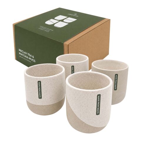 Originalhome Reclay 350 ml Tee- und Matcha-Becher Set  weiss