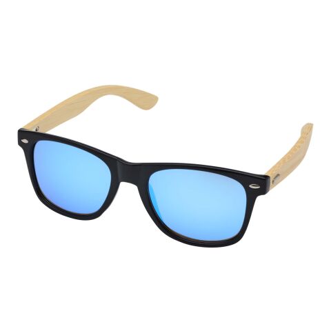 Hue Sonnenbrille mit Bambusbügeln Standard | blau-natur | ohne Werbeanbringung | Nicht verfügbar | Nicht verfügbar